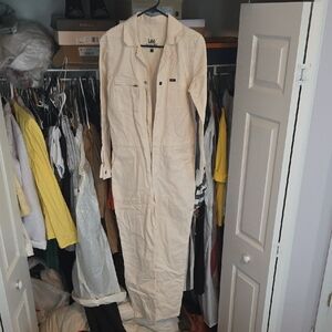 Lee Off-White Utility Jumpsuit